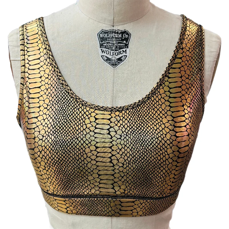 Gold Blooded Scoop Neck Bra Seamless Sports Bra