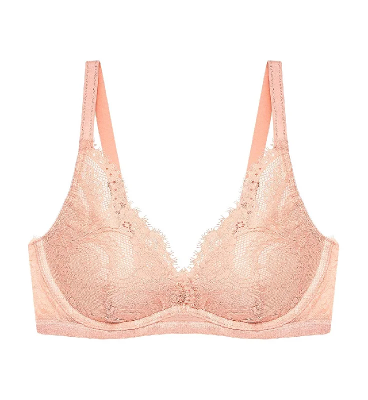 LOVE LACE WIRED PUSH UP BRA Simple Wireless Bra