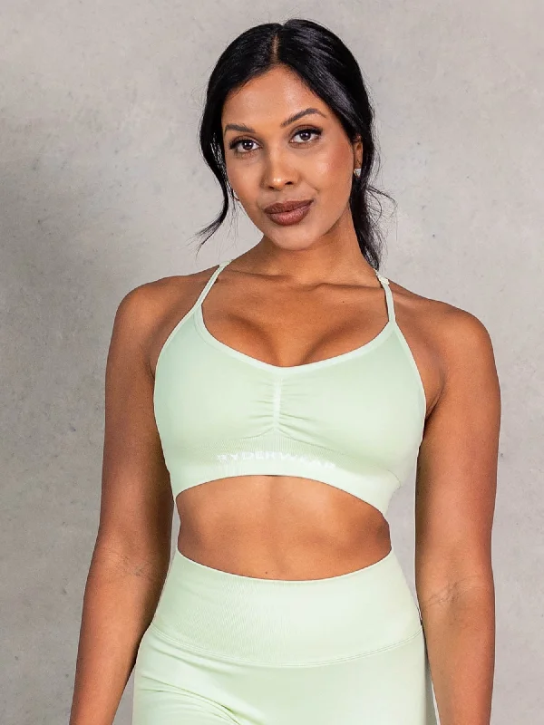 NRG Seamless Sports Bra - Matcha Padded Push-Up Bra