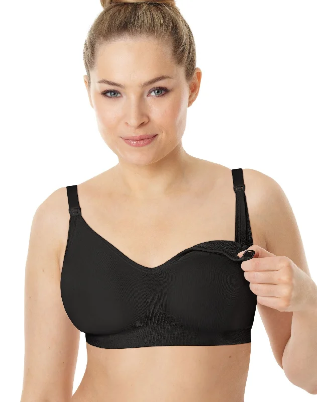 Playtex Secrets Seamless Wirefree Nursing Bra with X-Temp Cooling Chic Satin Bra