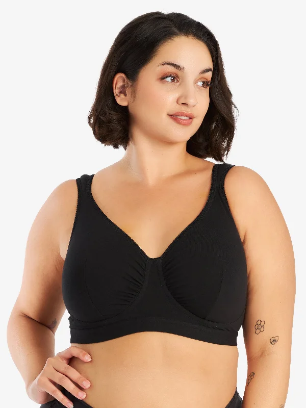 The Evie - All-Day Cotton Comfort Bra Lace Back Bra