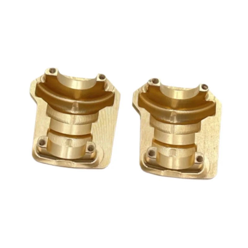 2 Pieces 1/10 Brass Front Rear Bridge Axle Cover Spare Parts for R1001 R1002 Comfortable Active Bra 2 Pieces 1/10 Brass Front Rear Bridge Axle Cover Spare Parts for R1001 R1002 Comfortable Active Bra
