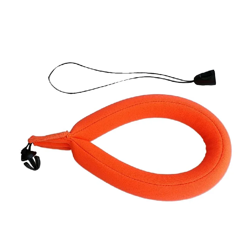 Maxbell 2 Pieces Waterproof Floating Wrist Strap Swim Bracelet for Camera Orange Classic Sporty Swimsuit