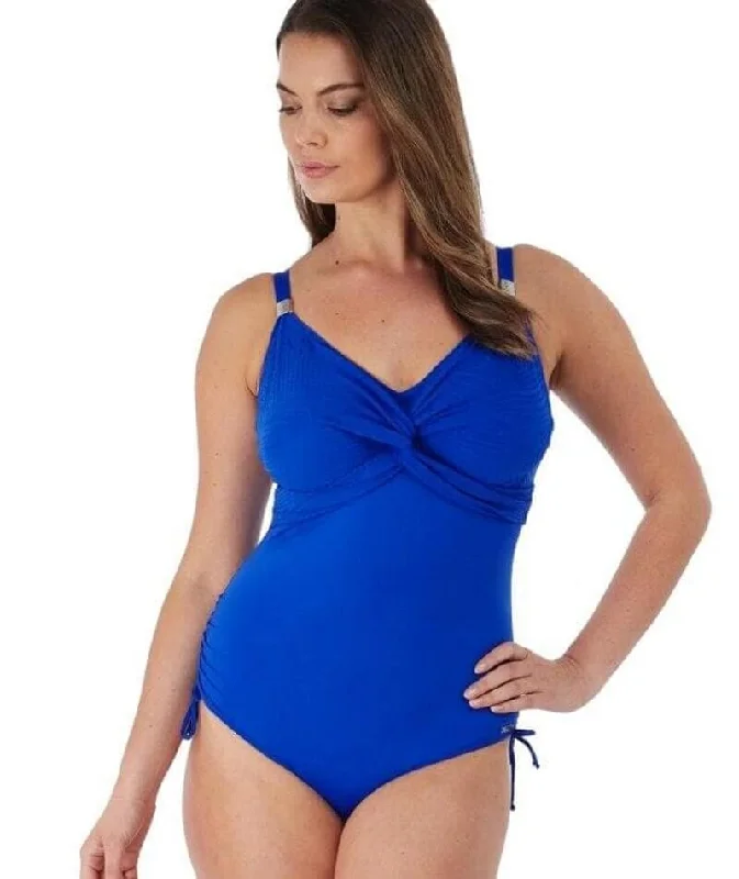 Fantasie Swim Ottawa Underwire Twist Front Suit - Pacific Vibrant Bikini Bottoms