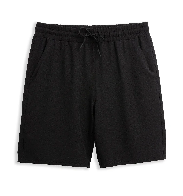 Swim 9" Lined Board Short - Black Novelty Sporty Swim Shorts