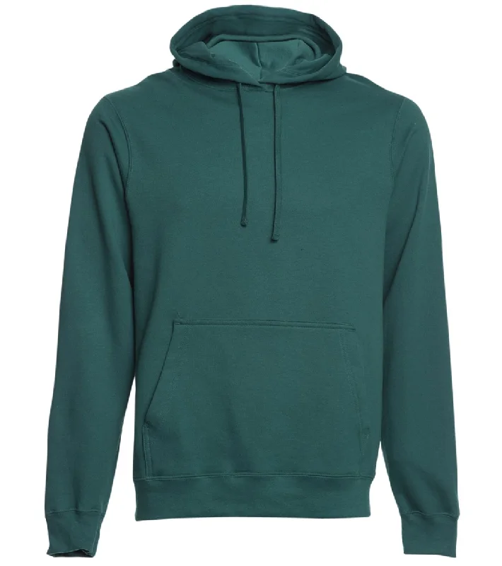 SwimOutlet Unisex Fan Favorite Fleece Pullover Hooded Sweatshirt Forest Green Chic Swimsuit Cover-Up