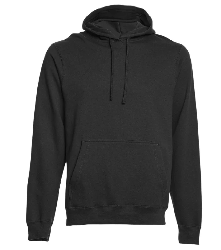 SwimOutlet Unisex Fan Favorite Fleece Pullover Hooded Sweatshirt Jet Black Swim Skirt Set