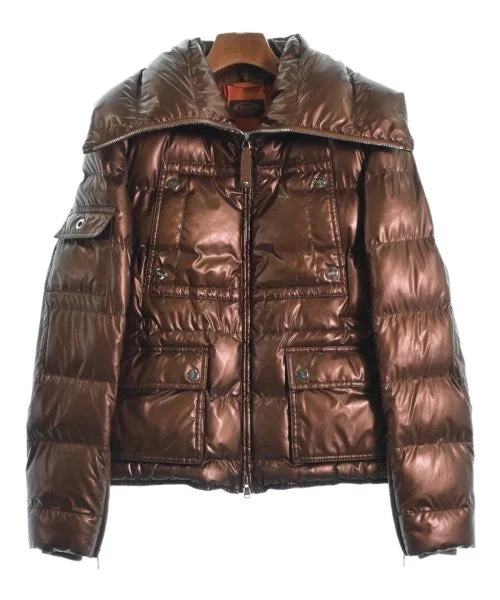 TOD'S Down jackets/Vests A-Line Jacket Boat Neck Shawl Collar