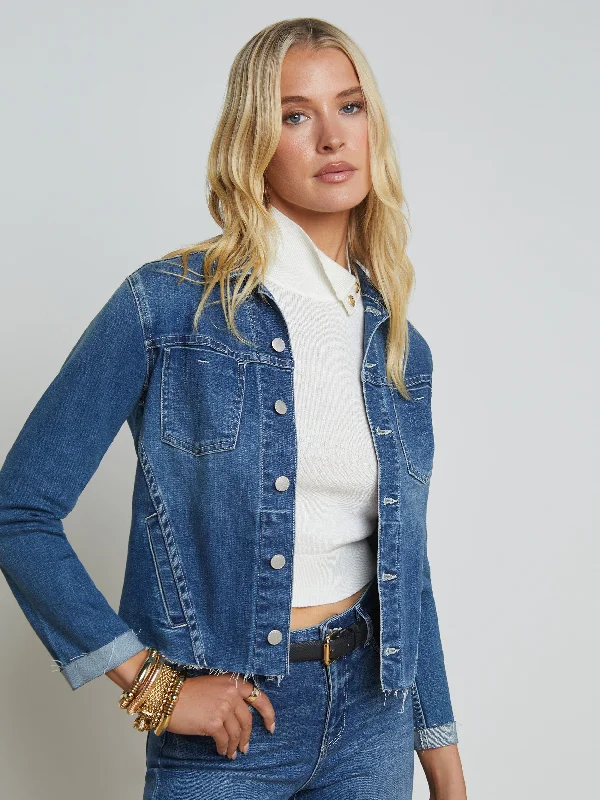 Janelle Denim Jacket Wool Jacket Cashmere Jacket Tweed Jacket