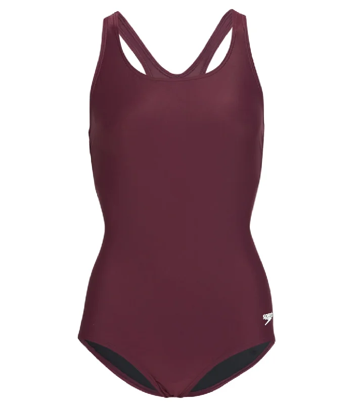 Speedo Women's Chlorine Resistant Ultraback One Piece Swimsuit Potent Purple Summer Ready Swimsuit Speedo Women's Chlorine Resistant Ultraback One Piece Swimsuit Potent Purple Summer Ready Swimsuit