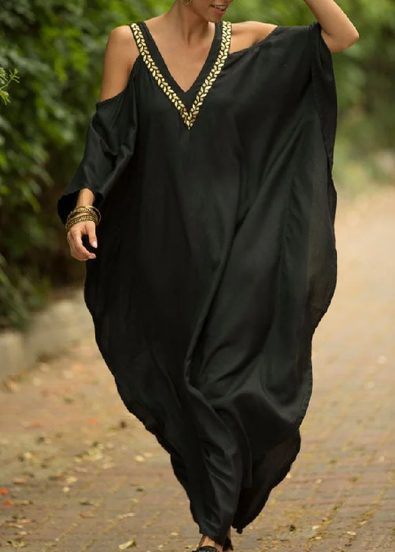 Bohemian Black Sexy Backless kimono robe Summer Maxi Dresses Classic Tulle Maxi Dress Bohemian Black Sexy Backless kimono robe Summer Maxi Dresses Classic Tulle Maxi Dress