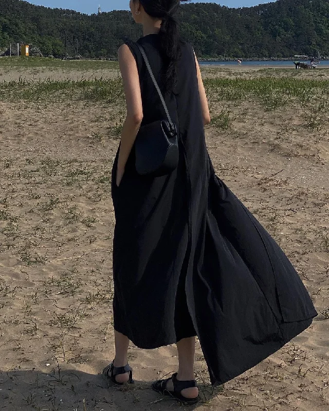 Boutique Black O-Neck Asymmetrical Patchwork Solid Maxi Dress Summer Cozy Spaghetti Strap Maxi Dress Boutique Black O-Neck Asymmetrical Patchwork Solid Maxi Dress Summer Cozy Spaghetti Strap Maxi Dress
