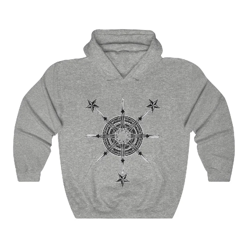 Balisong Sun Unisex Heavy Blend™ Hooded Sweatshirt Hoodie with Velcro Closure Adjustable Secure Balisong Sun Unisex Heavy Blend™ Hooded Sweatshirt Hoodie with Velcro Closure Adjustable Secure