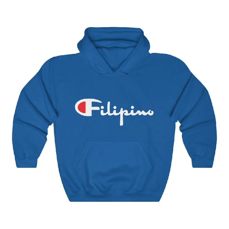 Filipino Champion Unisex Heavy Blend™ Hooded Sweatshirt Hoodie with Hem Raw Edge Edgy Unfinished Filipino Champion Unisex Heavy Blend™ Hooded Sweatshirt Hoodie with Hem Raw Edge Edgy Unfinished