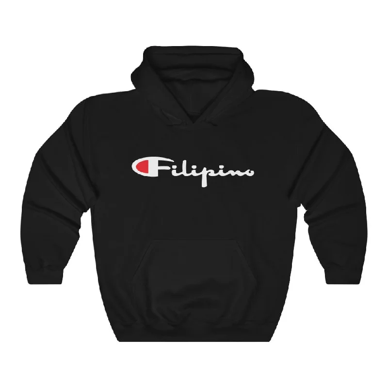 Filipino Champion Unisex Heavy Blend™ Hooded Sweatshirt Hoodie with Button Placket Classic Preppy Filipino Champion Unisex Heavy Blend™ Hooded Sweatshirt Hoodie with Button Placket Classic Preppy