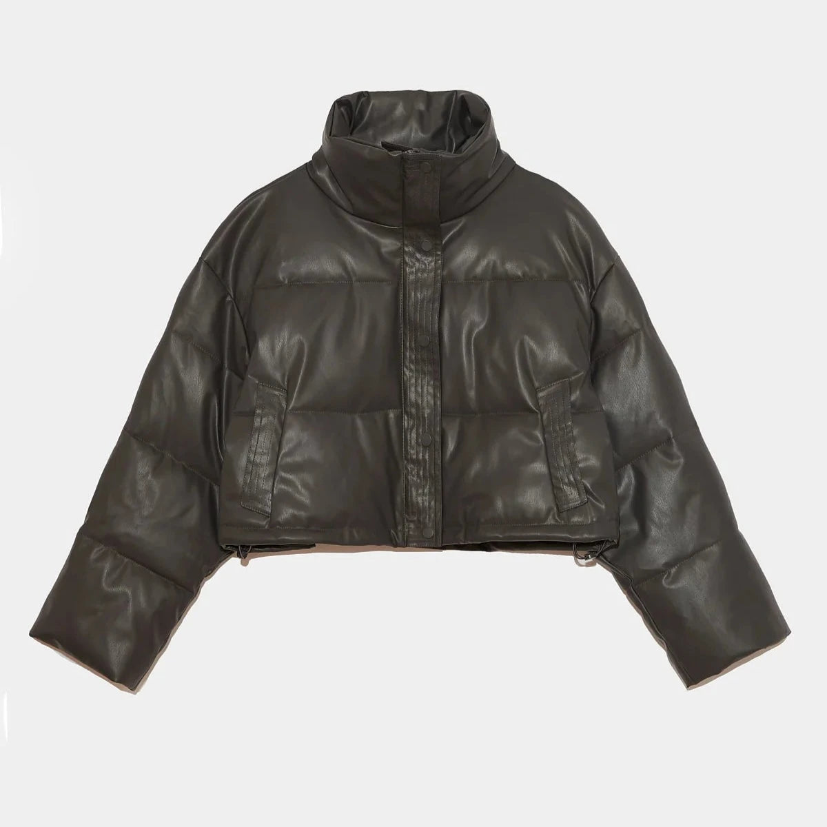 Helenium Puffer Jacket | Onyx Elasticated Jacket Padded Jacket Insulated Jacket
