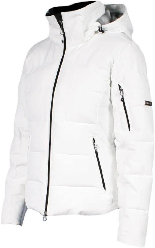 Karbon Topaz Jacket Womens Arctic White Embroidered Jacket Appliqued Jacket Beaded Jacket Karbon Topaz Jacket Womens Arctic White Embroidered Jacket Appliqued Jacket Beaded Jacket