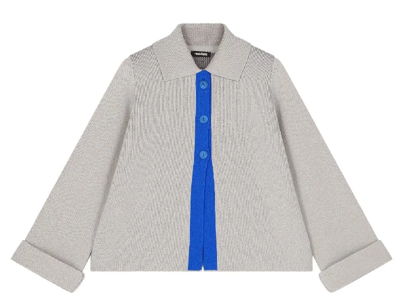 WOLVIS Benita jacket icy blue women Wool Jacket Cashmere Jacket Tweed Jacket