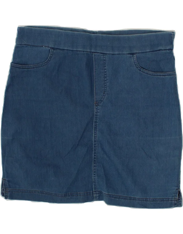 COLUMBIA Womens Mini Denim Skirt Small W27 Blue velvet skirt rich