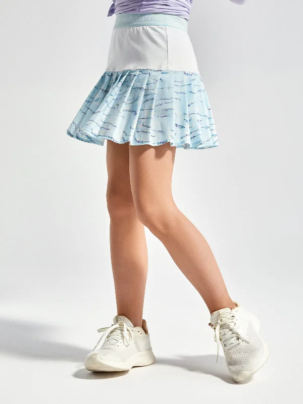 Tennis Pleated Skirt chiffon skirt floaty