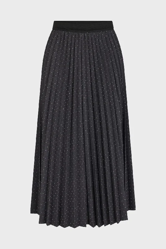 Skirt Cinda Daj25a329 Charcoal lace skirt intricate