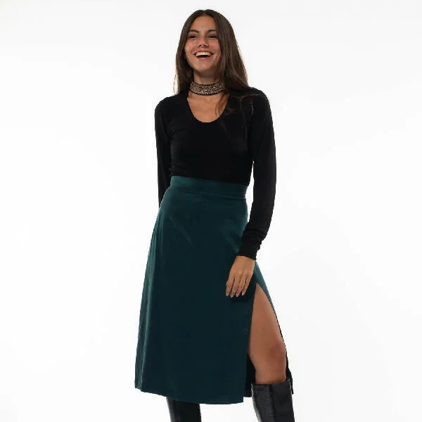 Venere Cupro Viscose Skirt linen skirt light